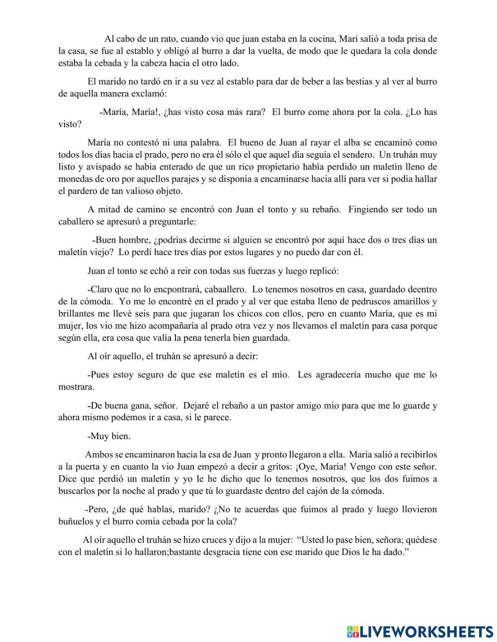 Comprensión Lectora