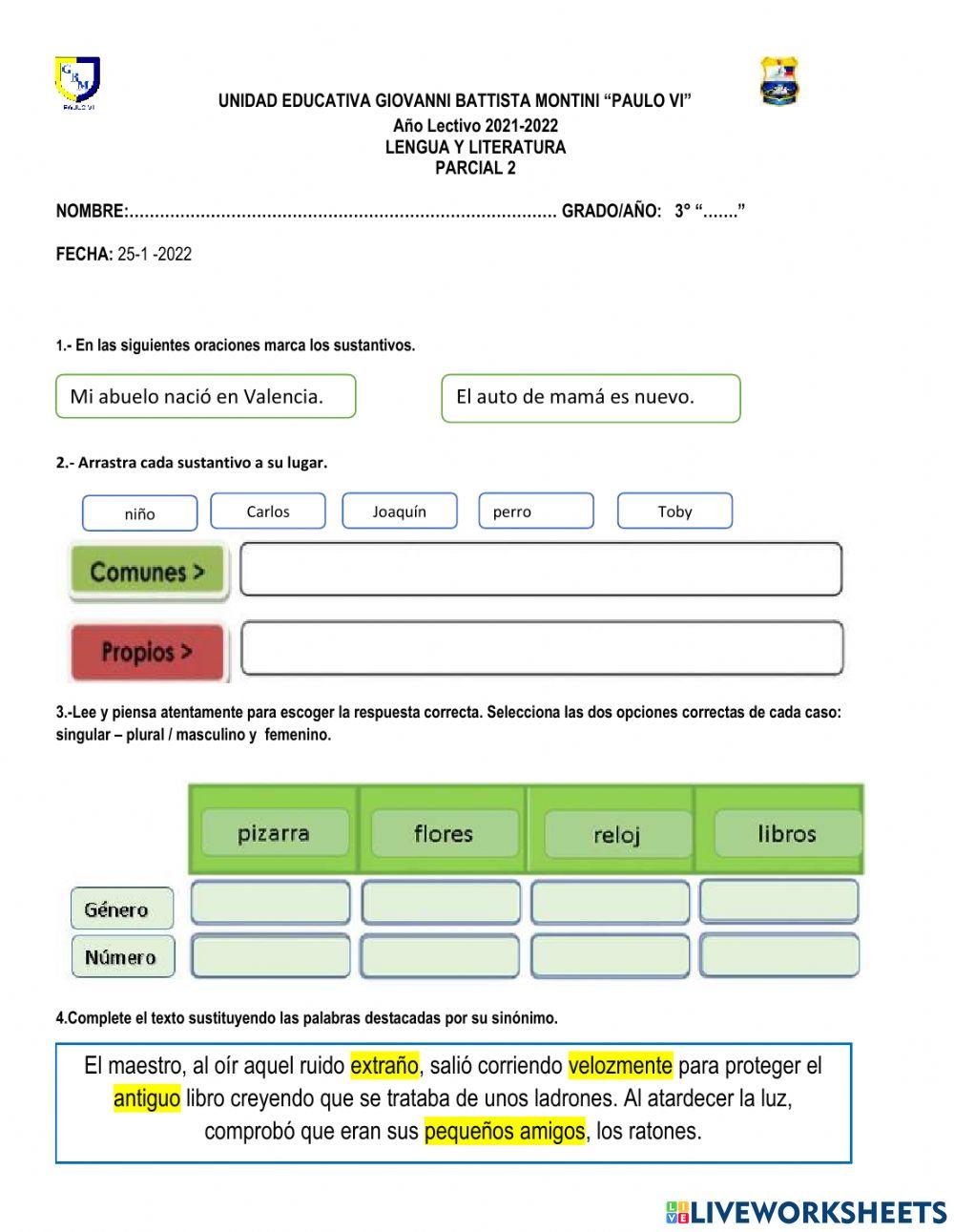 Eva.parcial 2 lengua y literatura