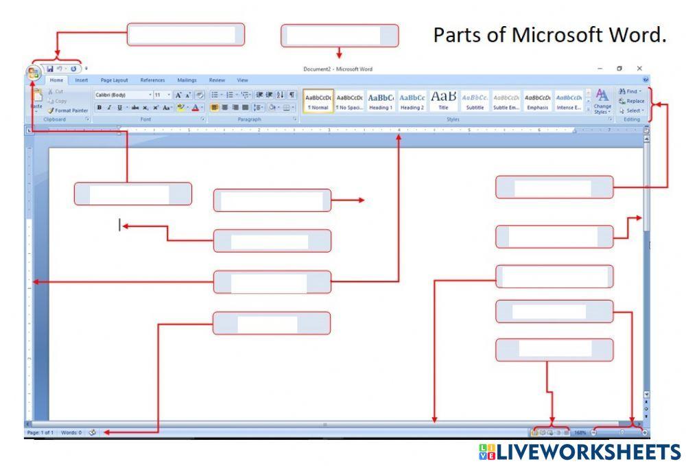 6813438 | Components of MS Word | kalai15785