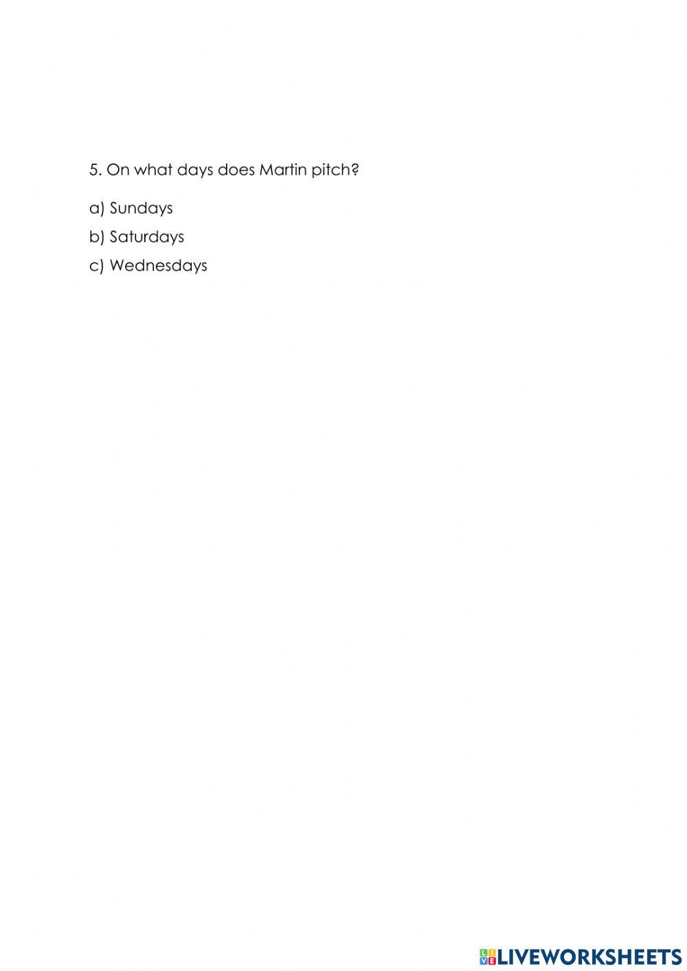 Readiness Test for 3rd Grade 1 semester