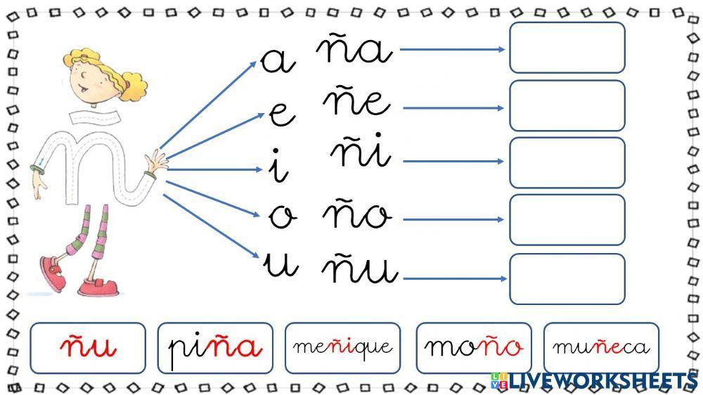 Juego letra ñ 2