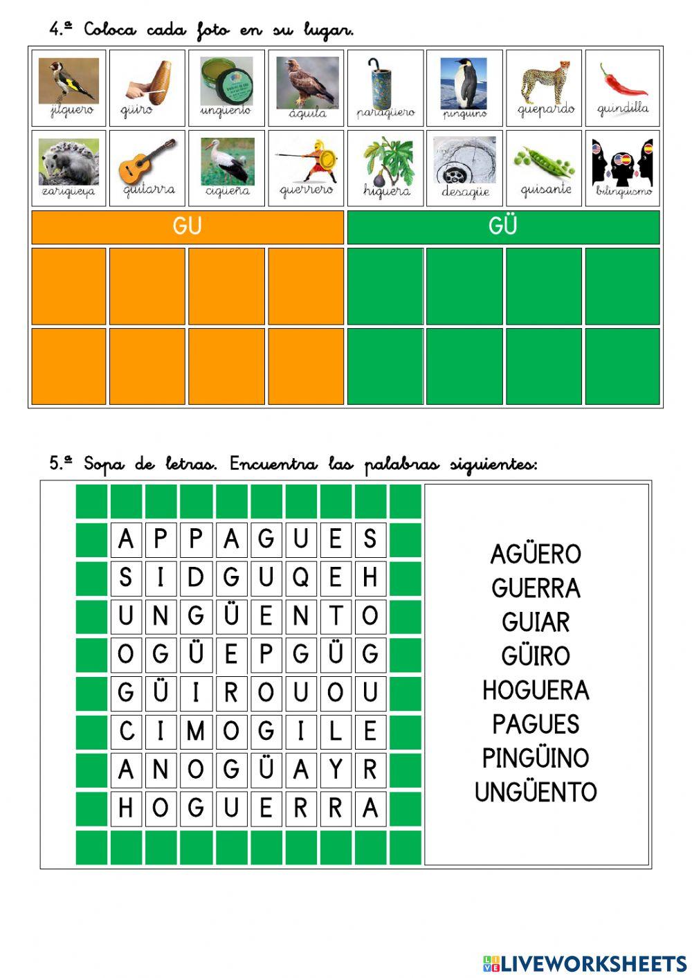 06 ortografía gu, gÜ 06 ortografía gu, gÜ