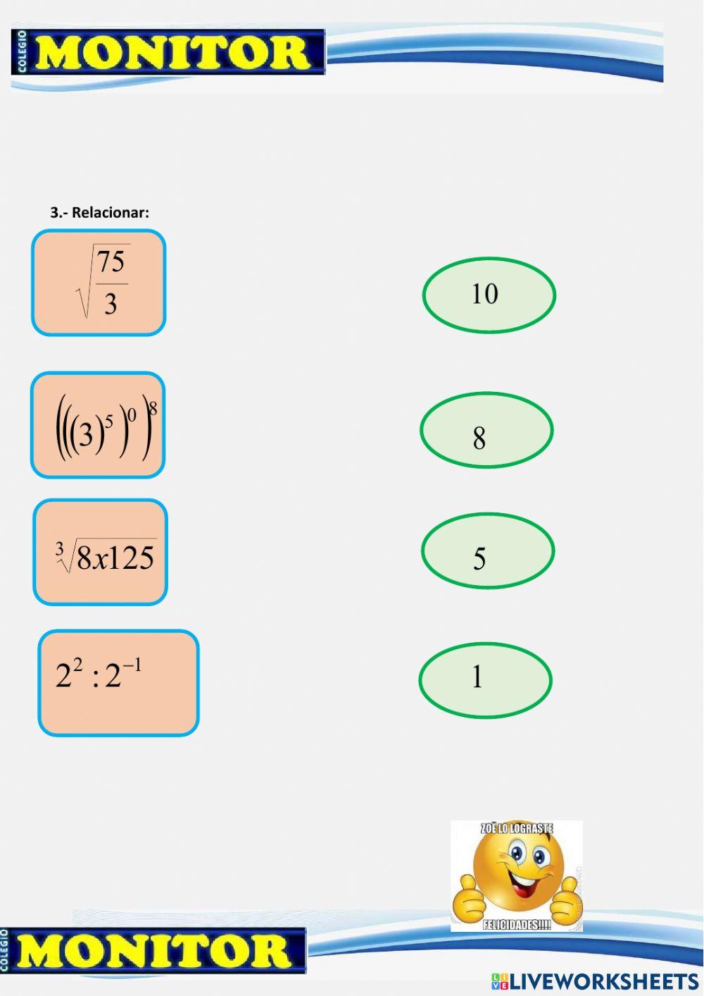Teoria de exponentes