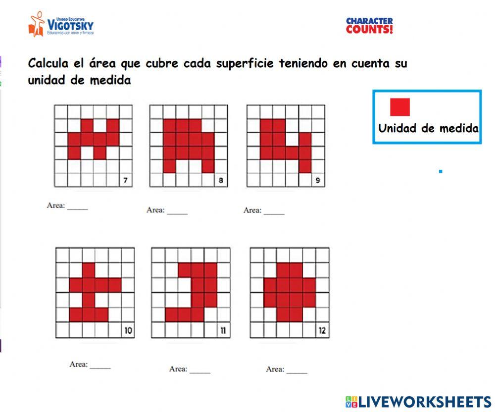Área por recubrimiento