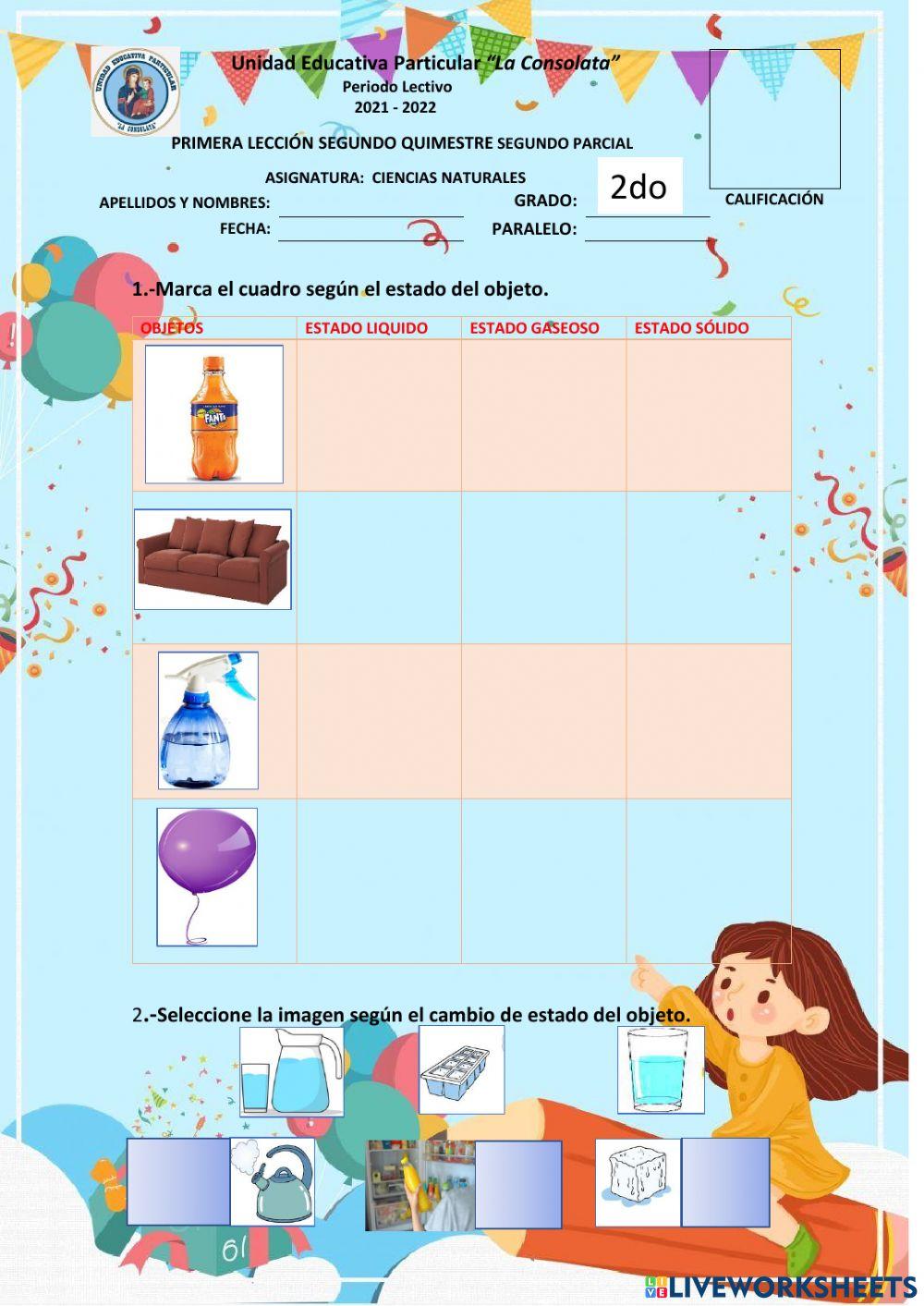 Estado de objetos y aparatos tecnologicos de apoyo