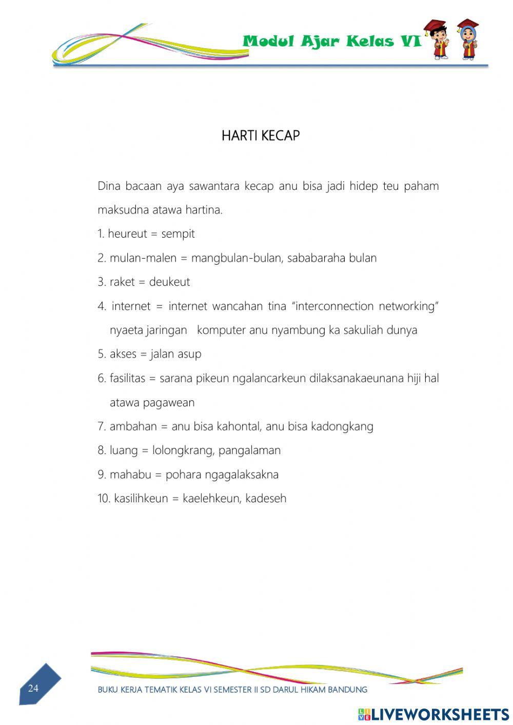 Ngajawab Pananya -Globalisasi-