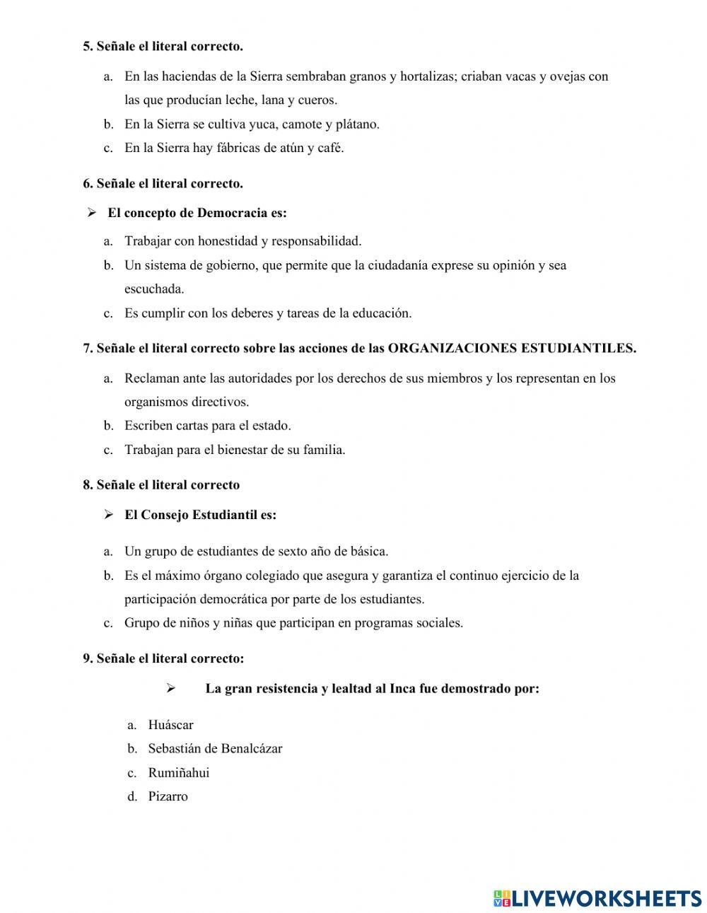 Examen Quimestral