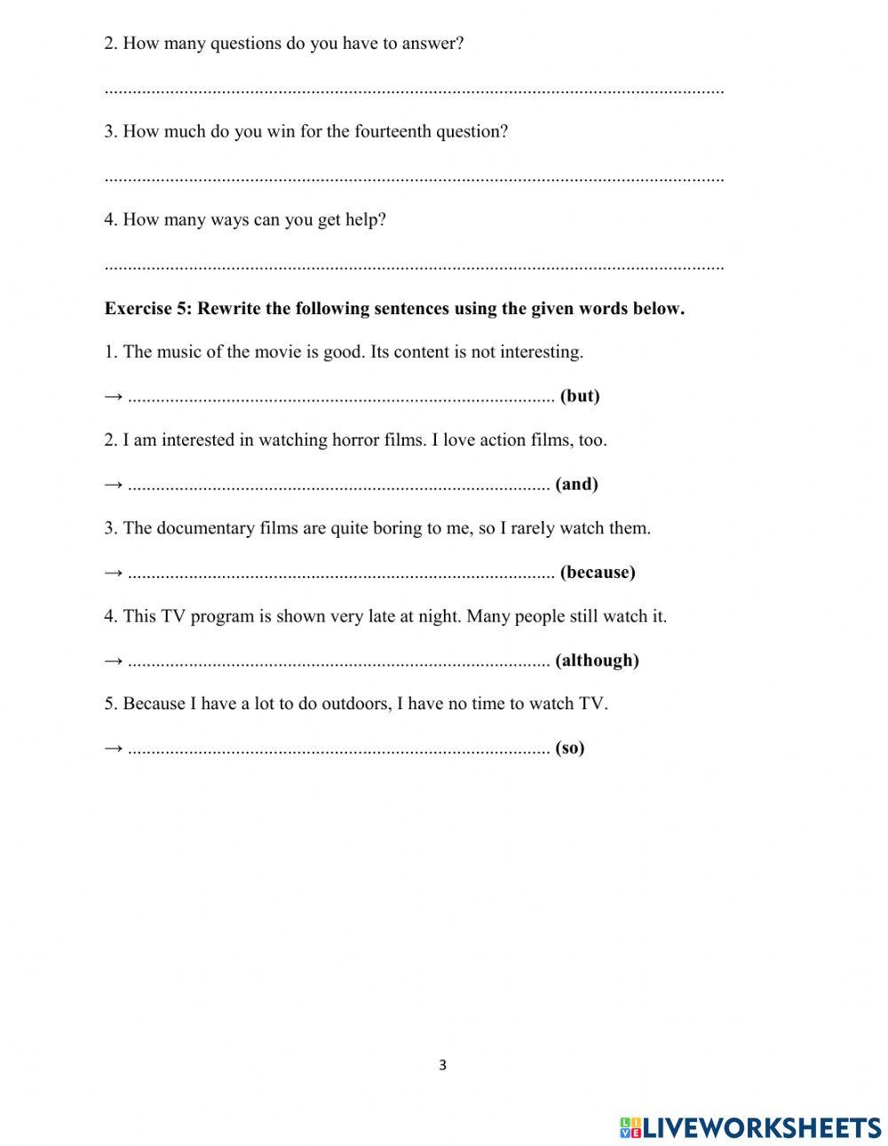 Grade 6 - monthly test 1