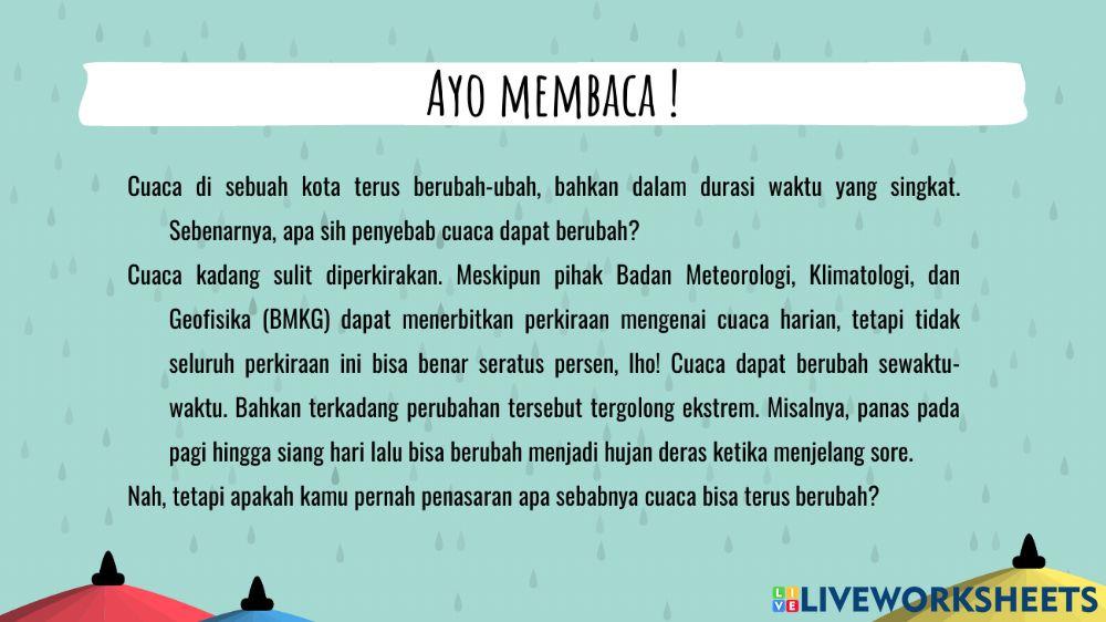 Mengapa cuaca berubah-ubah?