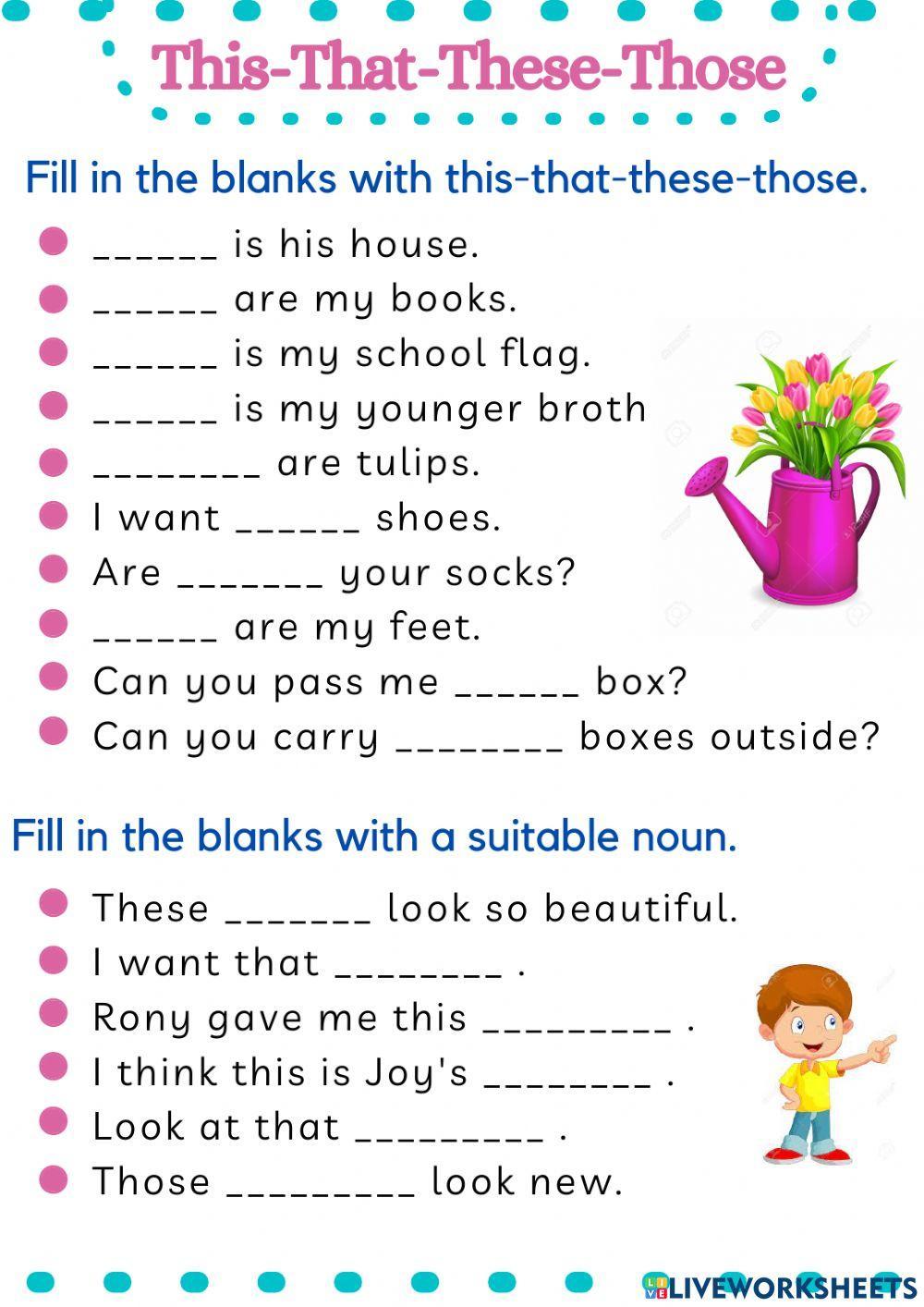 This - That- These - Those