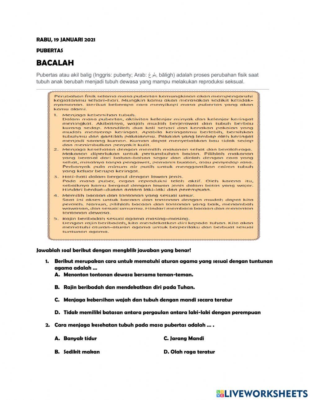 Tema 7 St 3 IPA Pubertas