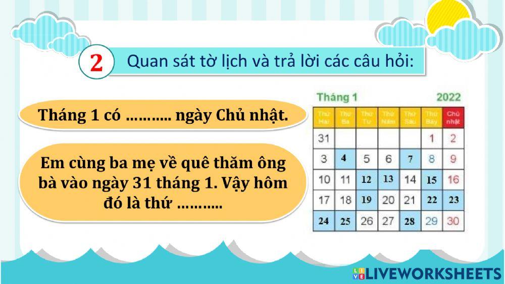 Tuần 18- Ôn tập Toán cuối HK1