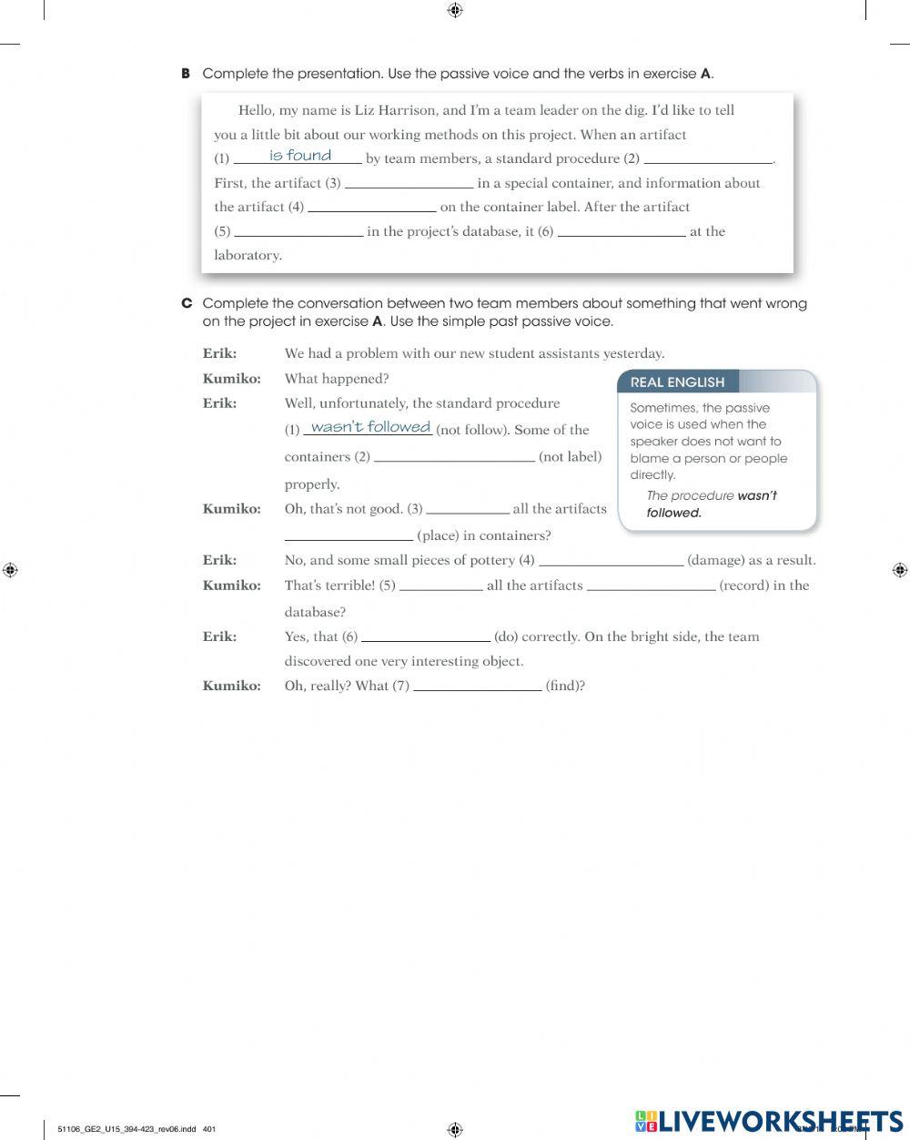 Day 44 G6 Passive voice 1