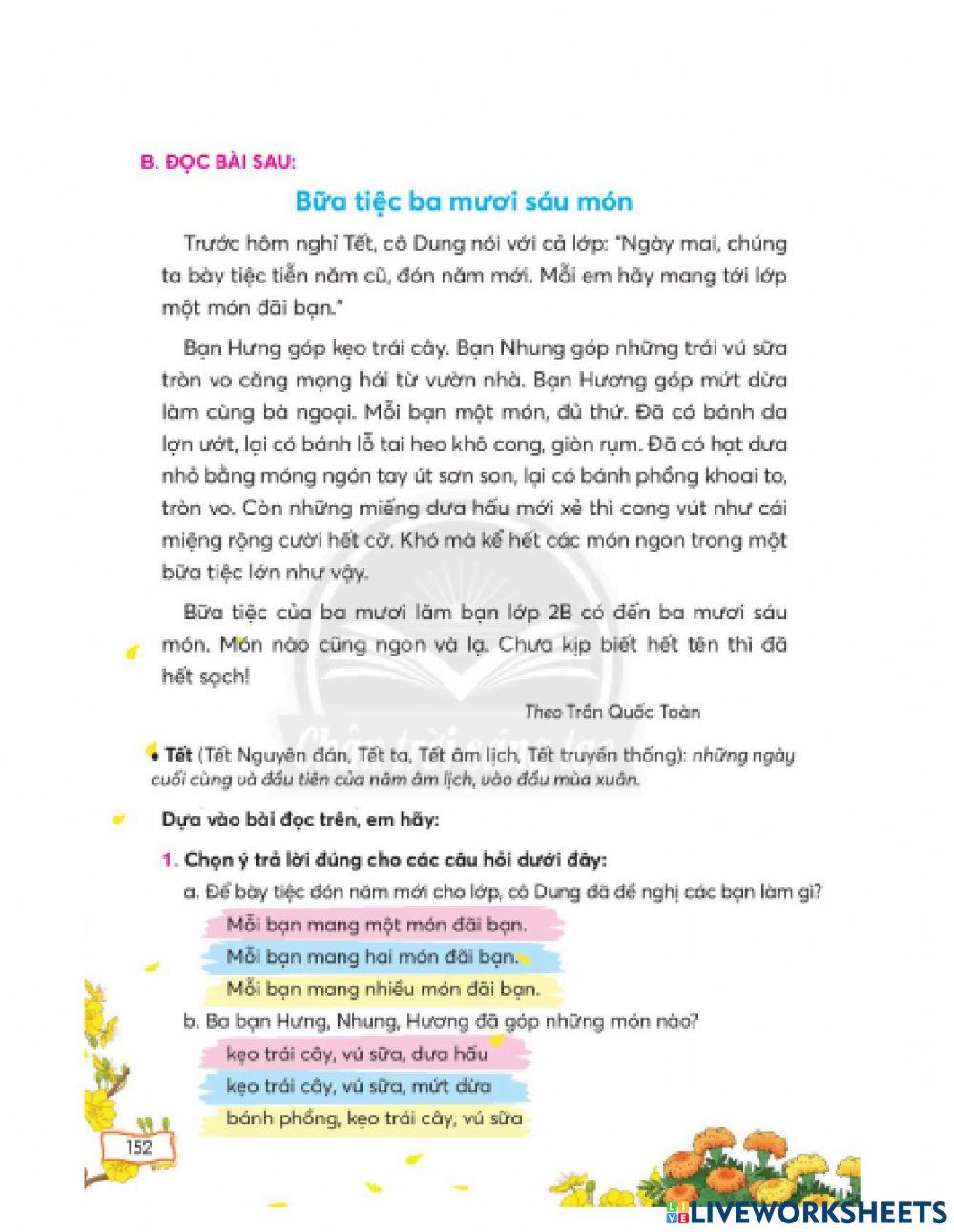 Ôn tập đọc hiểu