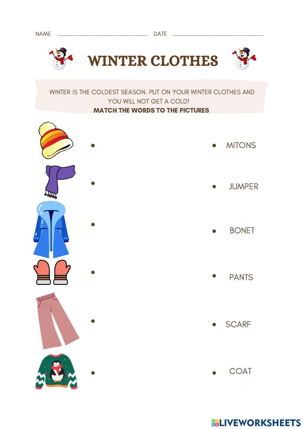 Winter clothes