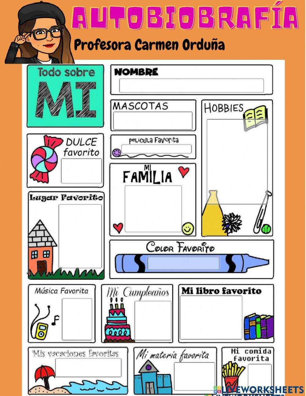 Escribir autobiografía