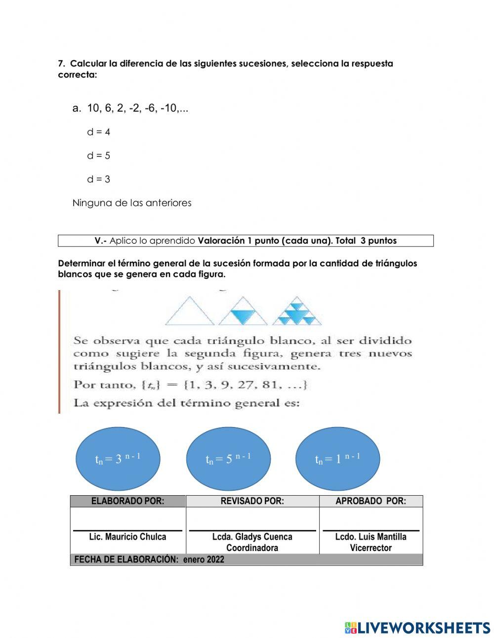 Taller acumulativo matemática segundo bgu iip iq