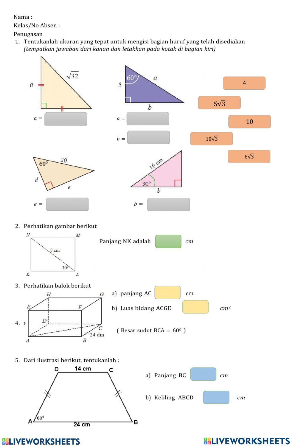 LKPD Teorema Pythagoras 2