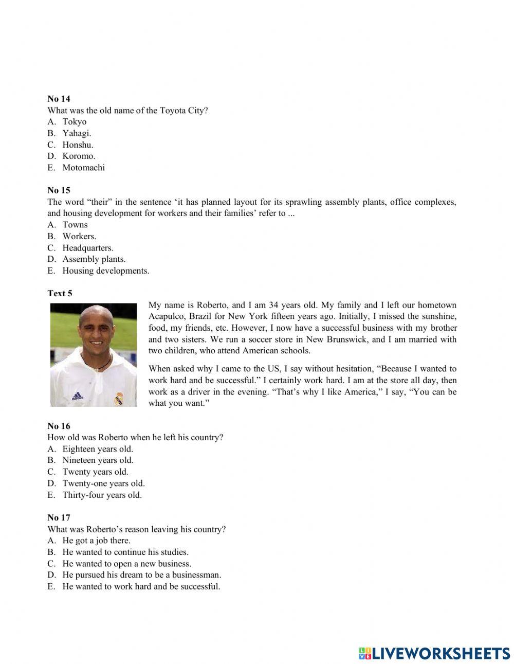 PAS Bahasa Inggris Kelas 10