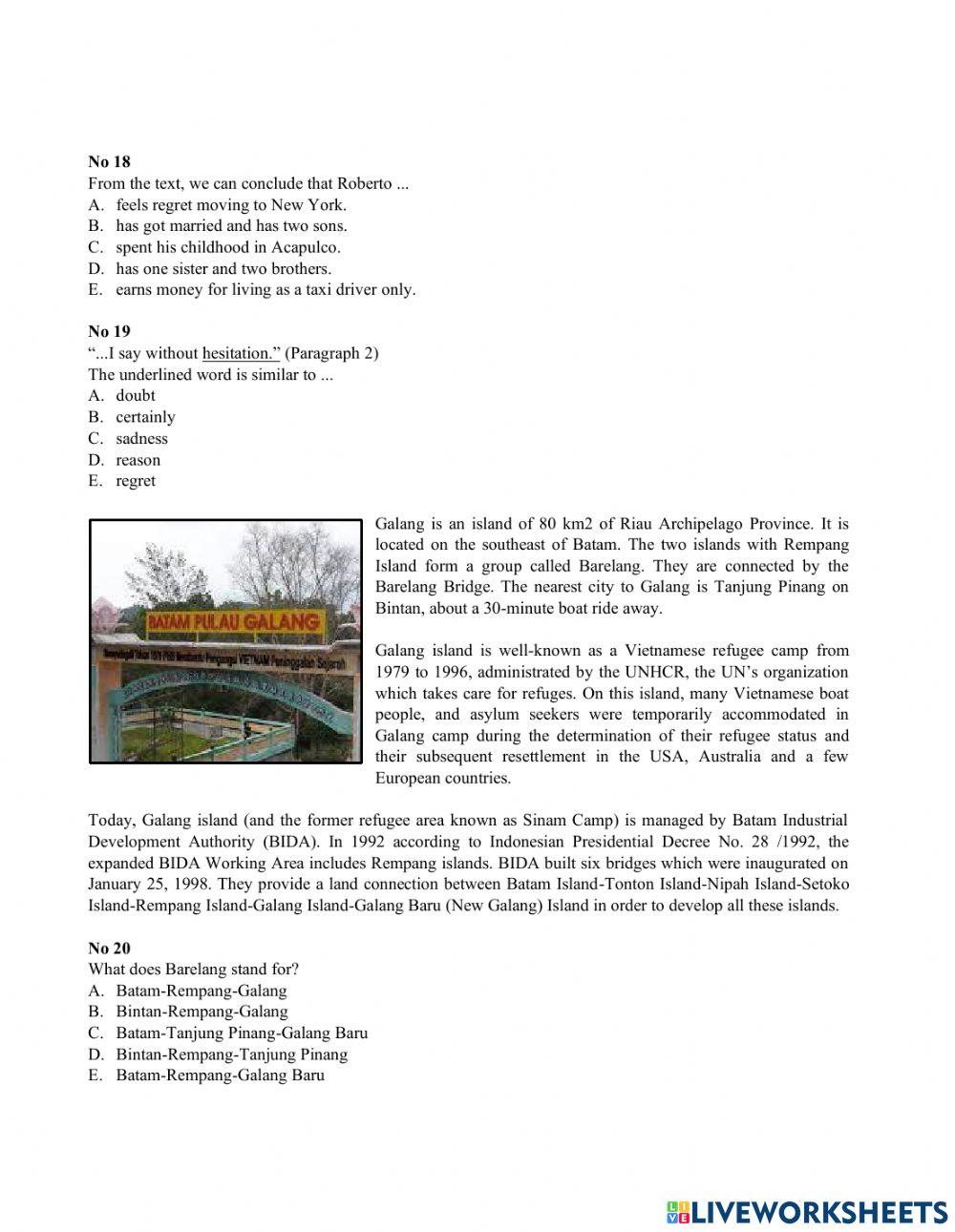 PAS Bahasa Inggris Kelas 10