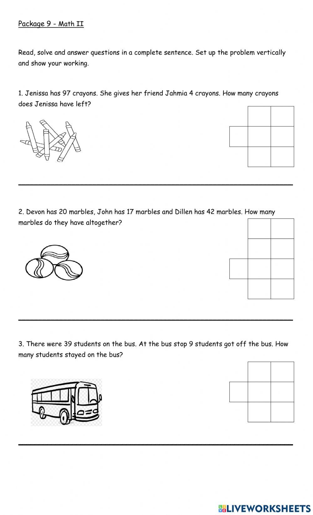 Addition and Subtraction without Regrouping 1804