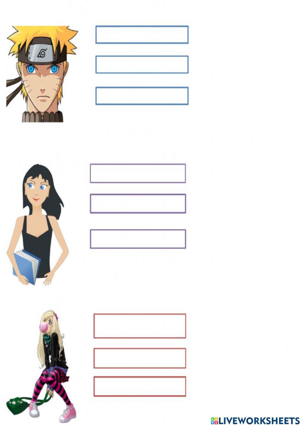 Décrire une personne