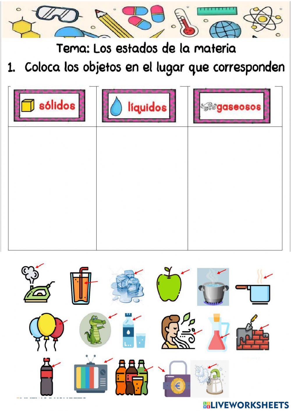 Los estados de la matería