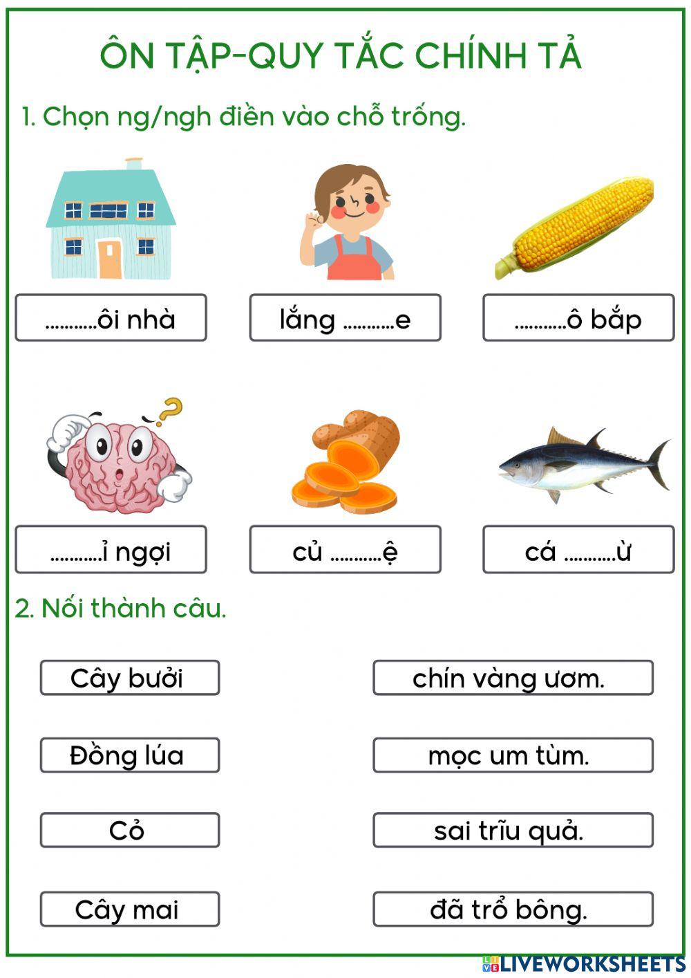 Quy tắc chính tả ng-ngh