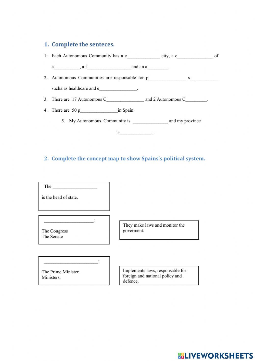 Comunidades autónomas