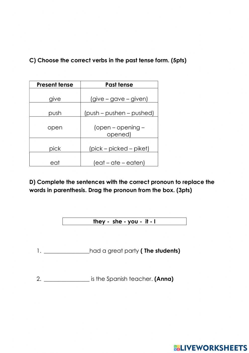 Readiness test for third grade