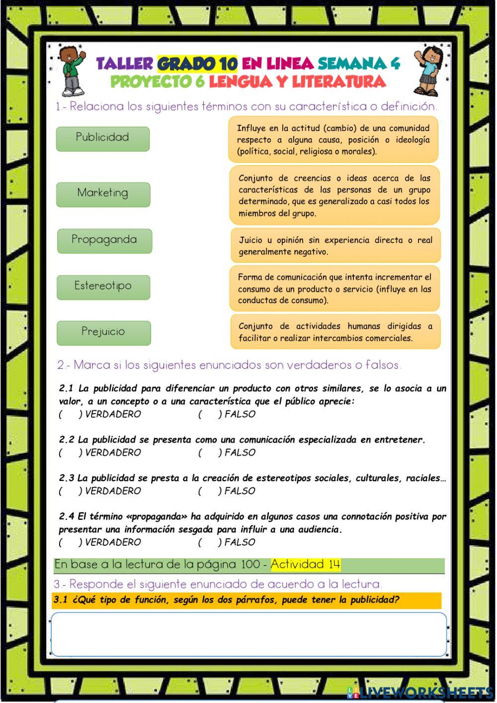 Taller grado 10 b lengua semana 4 p6