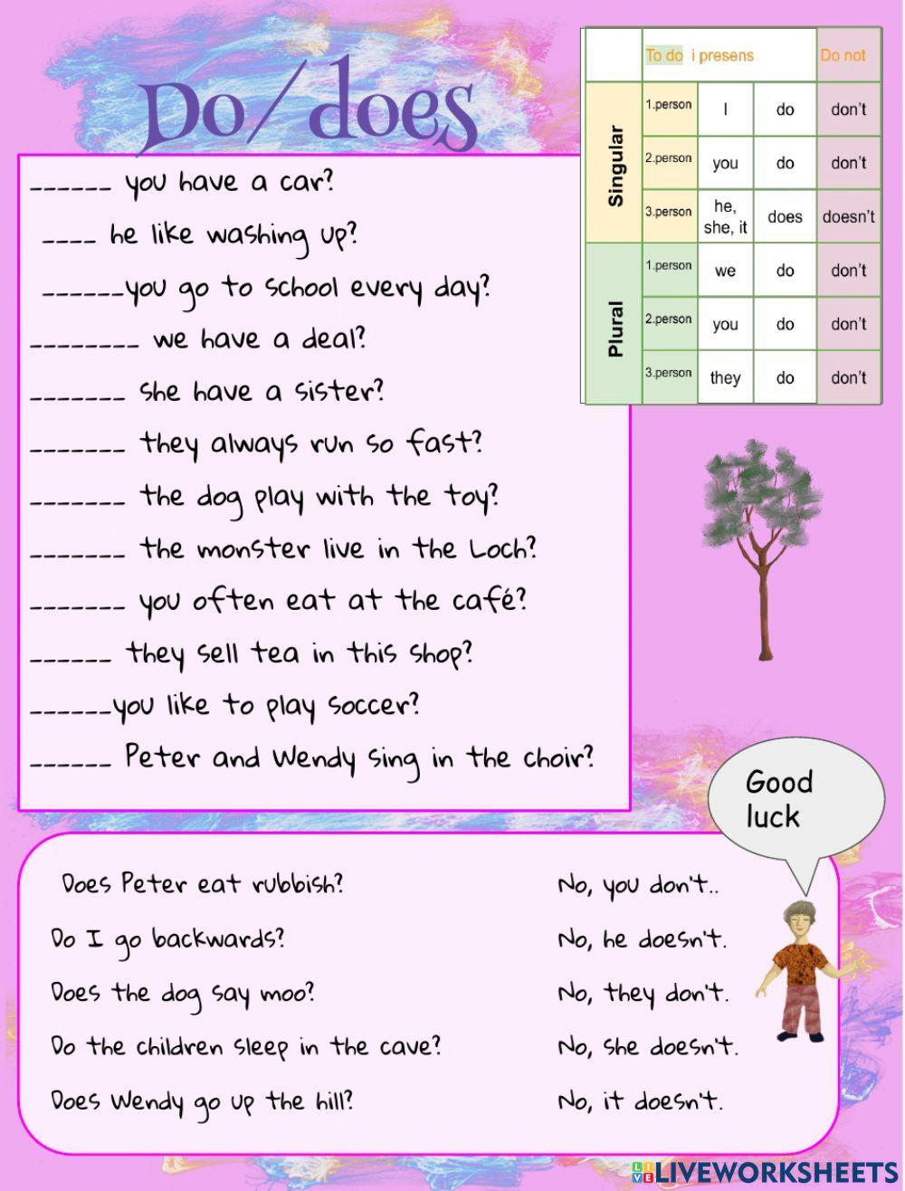 do-does-online-pdf-activity-live-worksheets