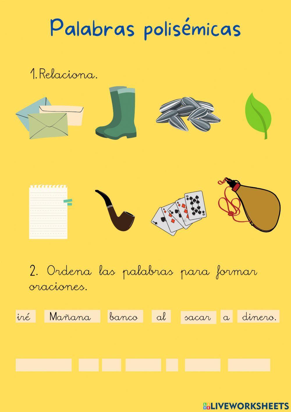 Palabras polisémicas Palabras polisémicas