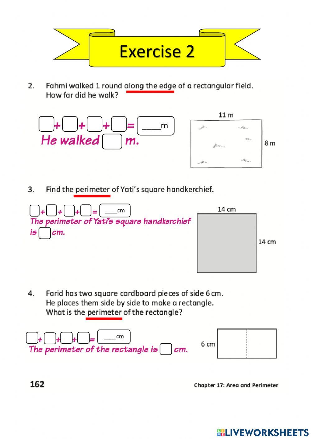 Perimeter of a Rectangle