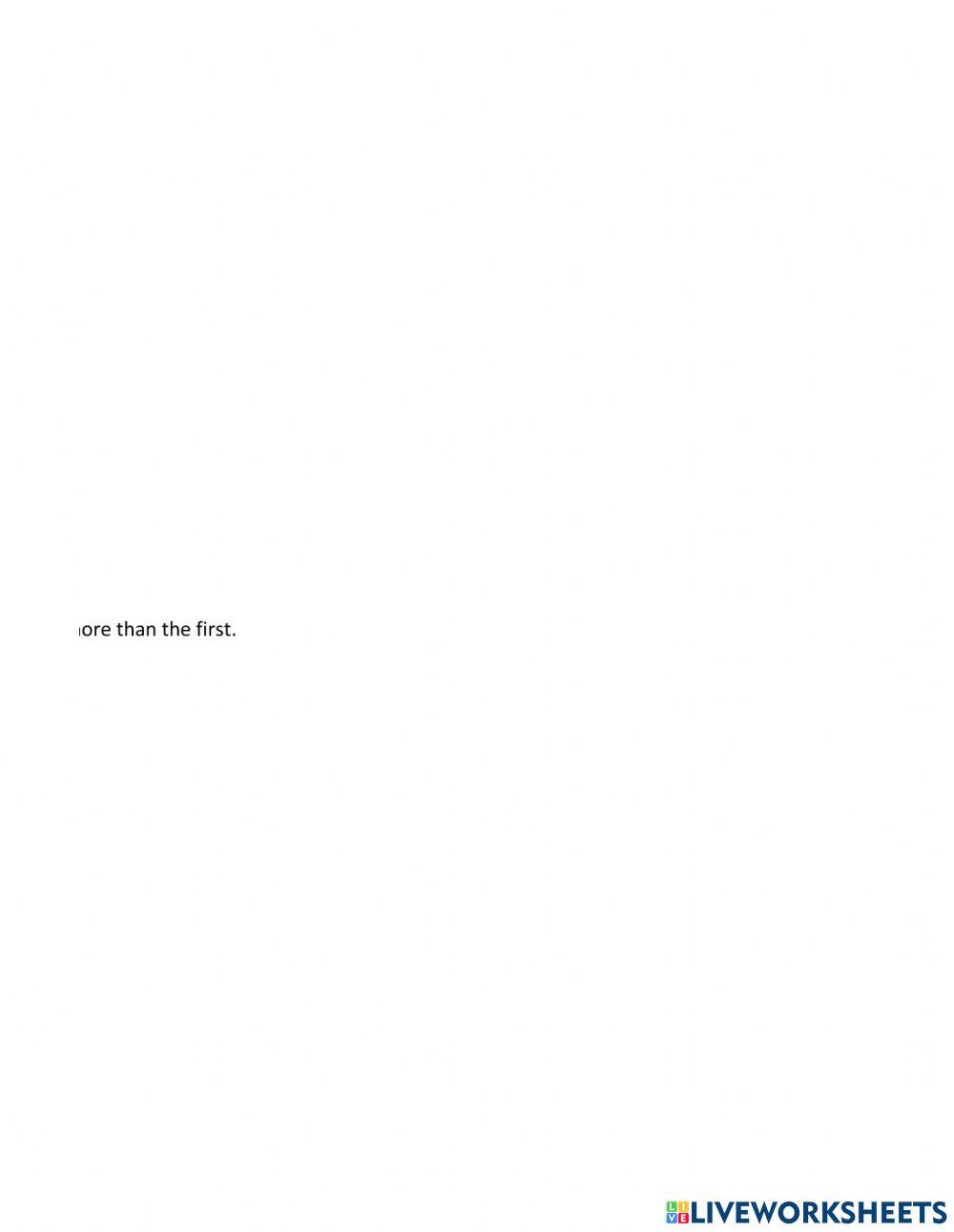 Operations on numbers