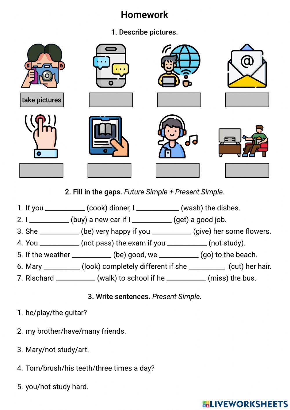 Technology. First Conditional and Present Simple