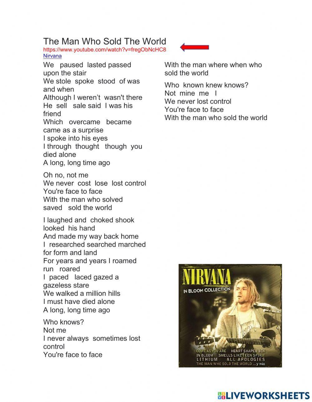 The man who sold the world Nirvana