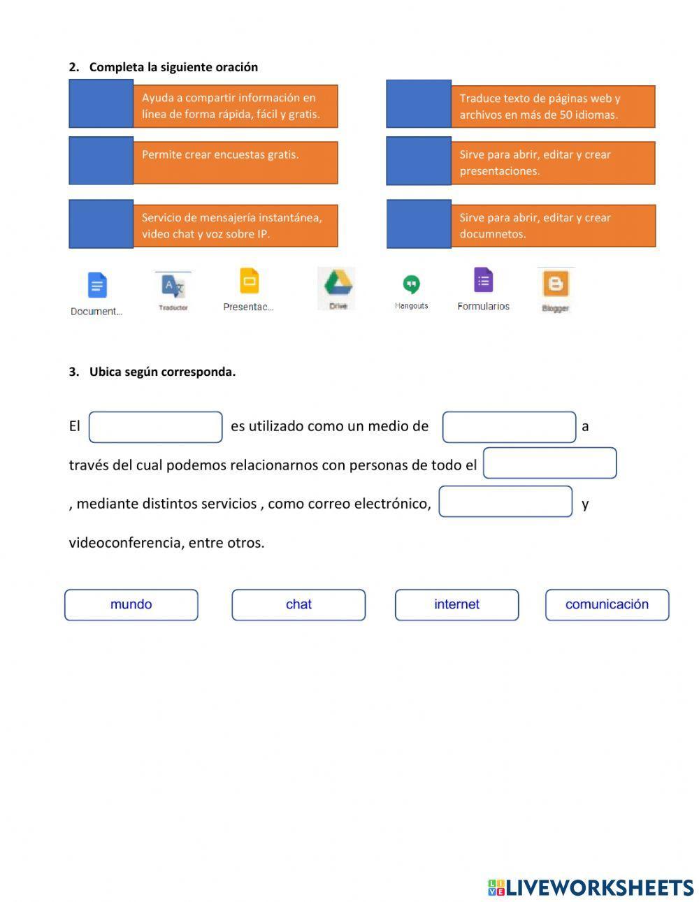 Aplicaciones de google