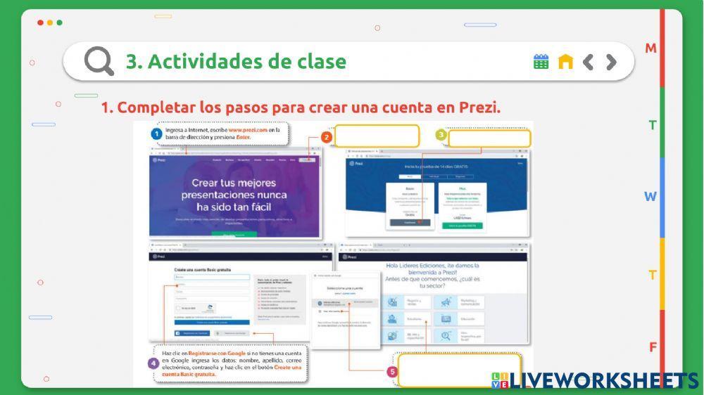 Actividad en clase Sexto