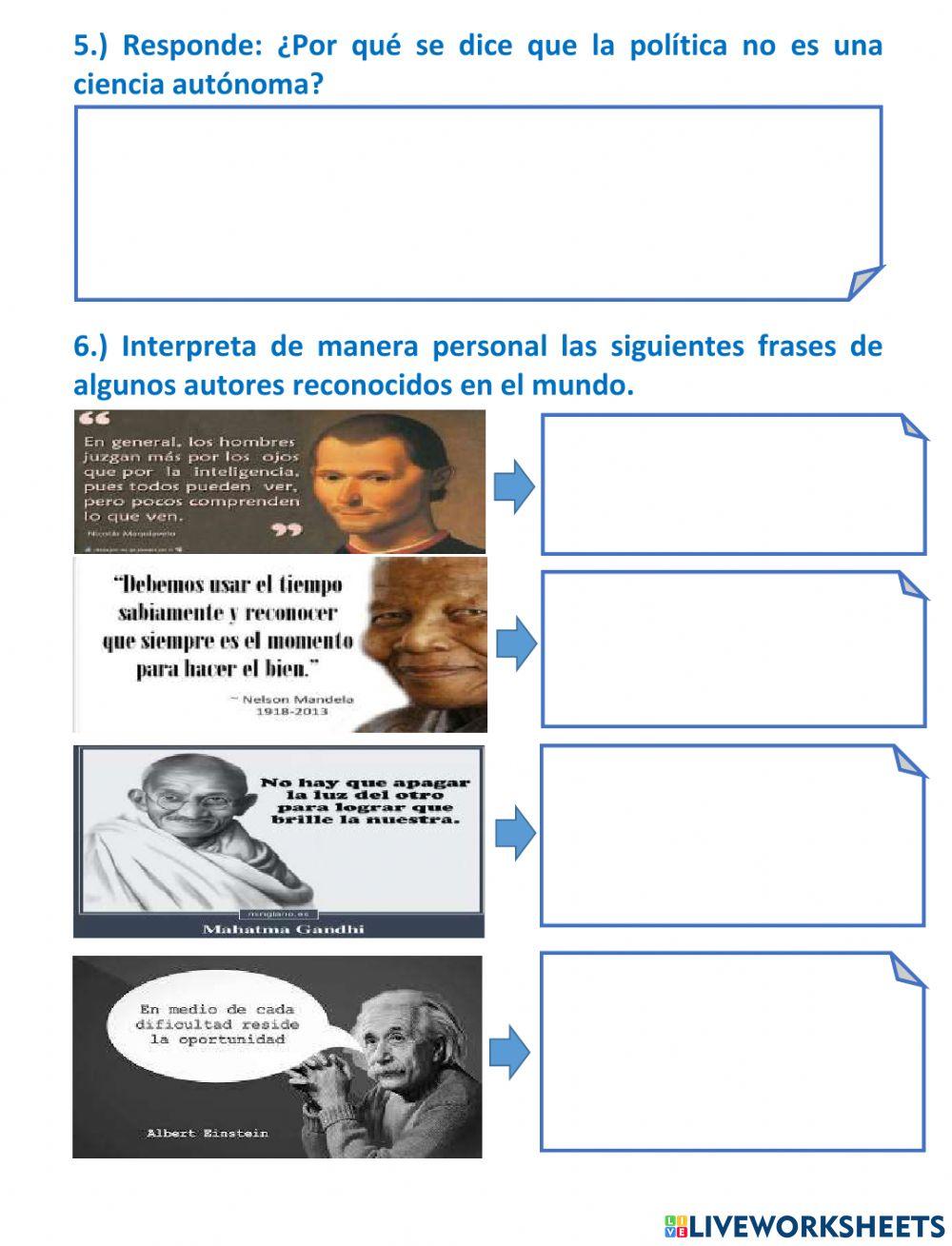 Ficha interactiva ética y política. Ficha interactiva ética y política.