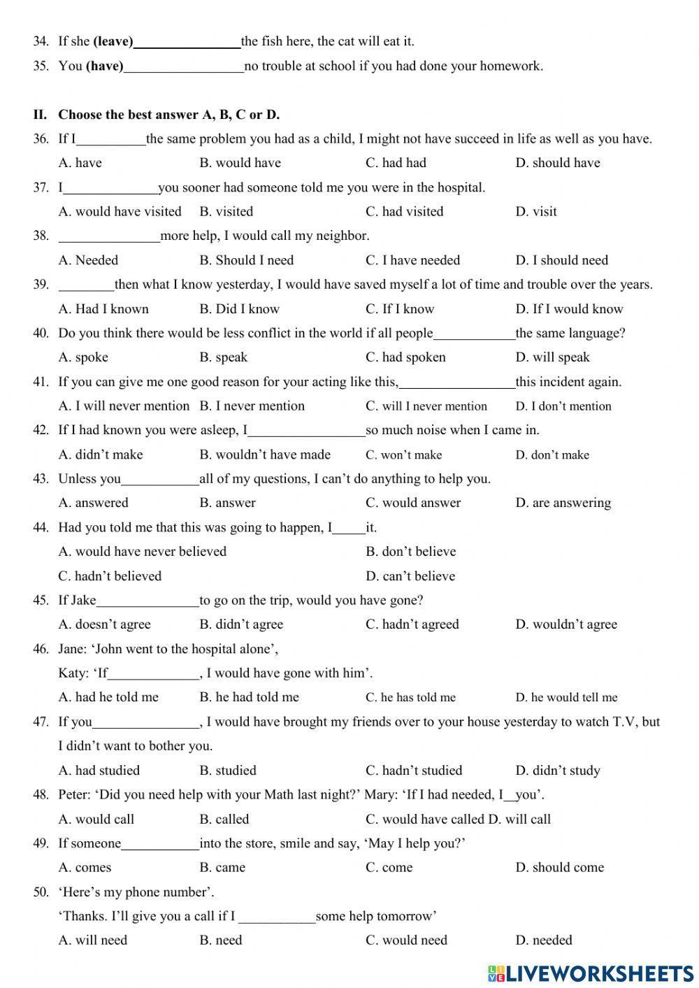 Unit 7- grade 8 câu điều kiện