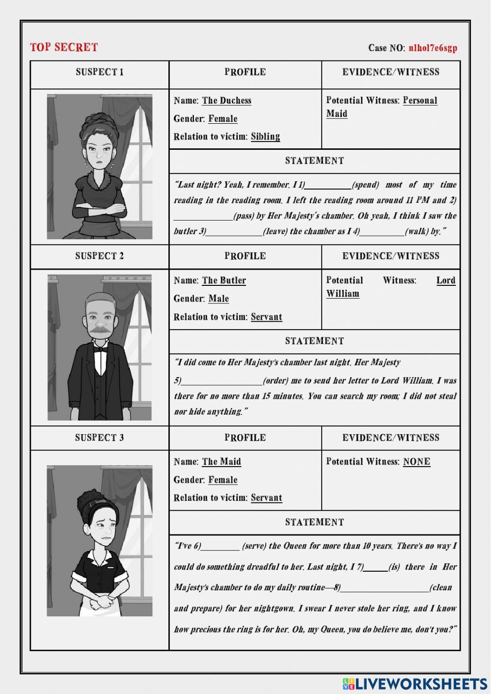 Sherlocks on the Clocks: The Queen's Stolen Jewel