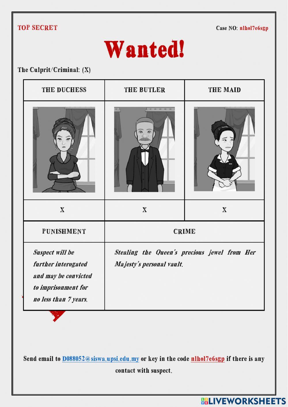 Sherlocks on the Clocks: The Queen's Stolen Jewel