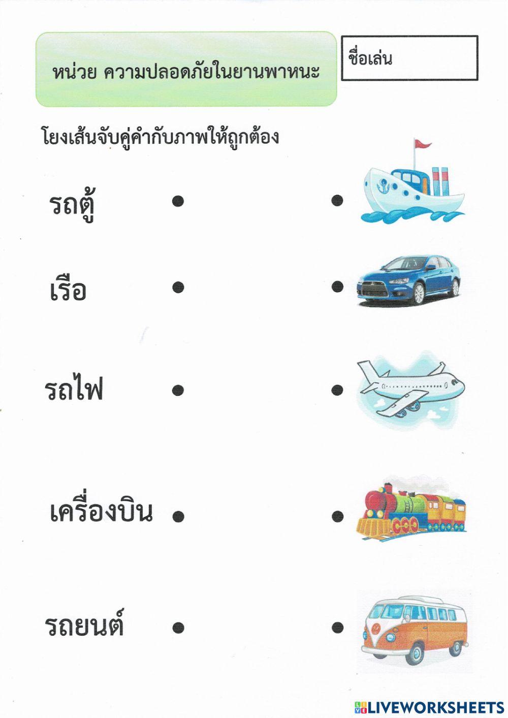 ความปลอดภัยในยานพาหนะชุดที่2