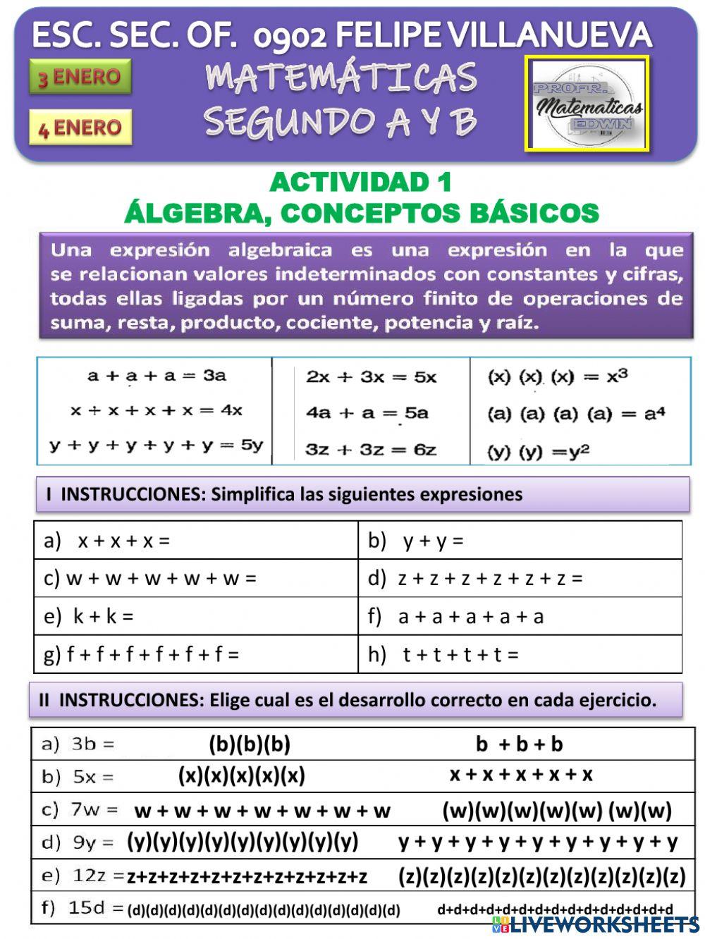 Álgebra