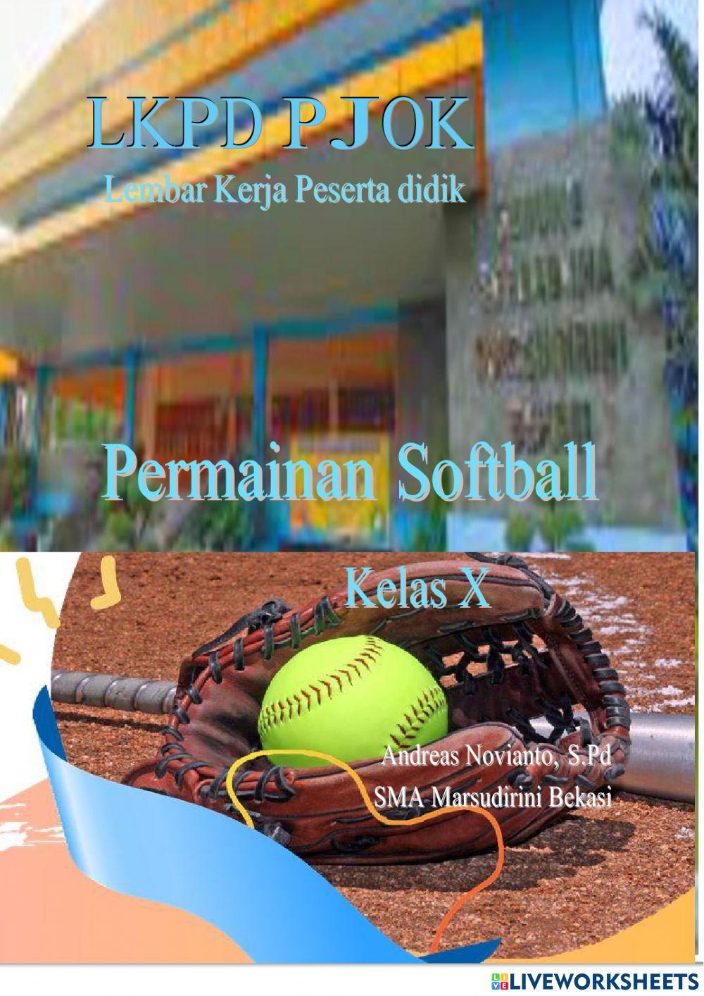 Softball Kelas X