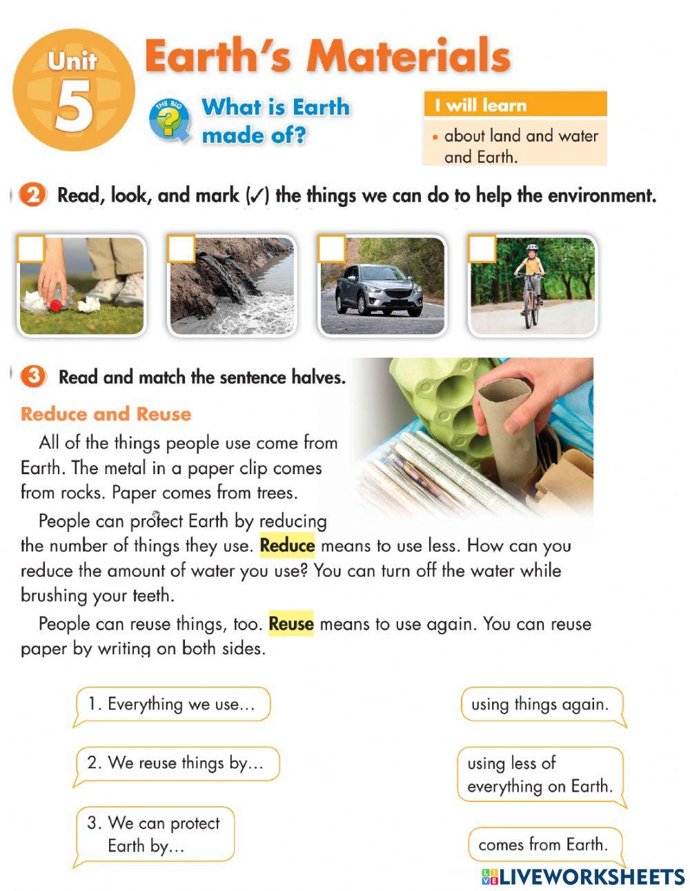 How can we protect the Earth?