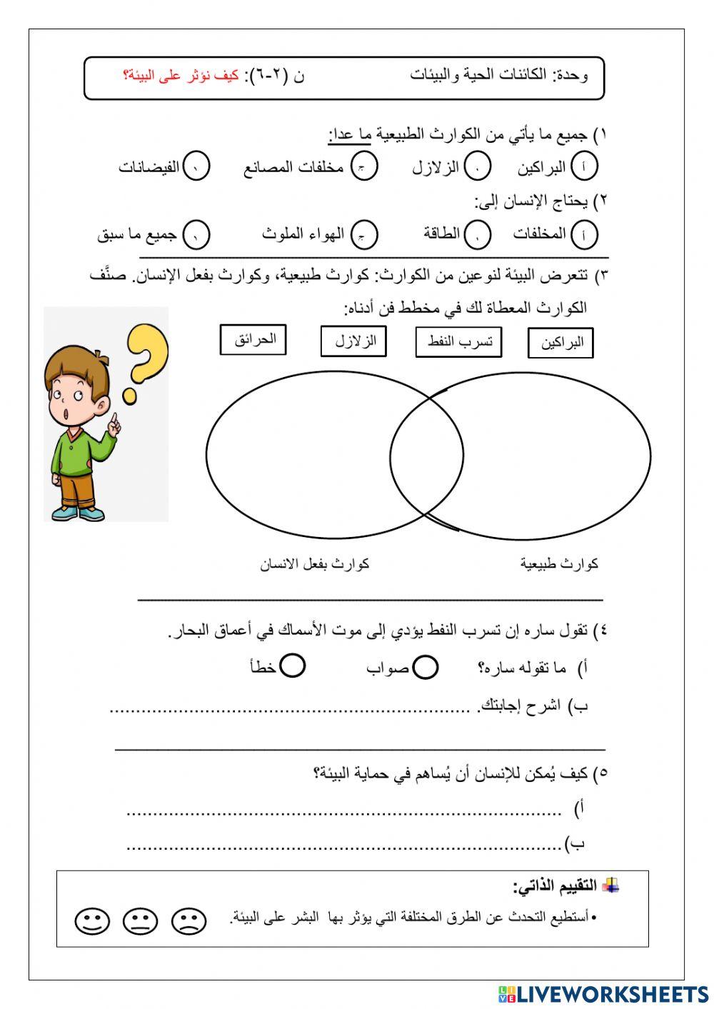 كيف نؤثر على البيئة؟