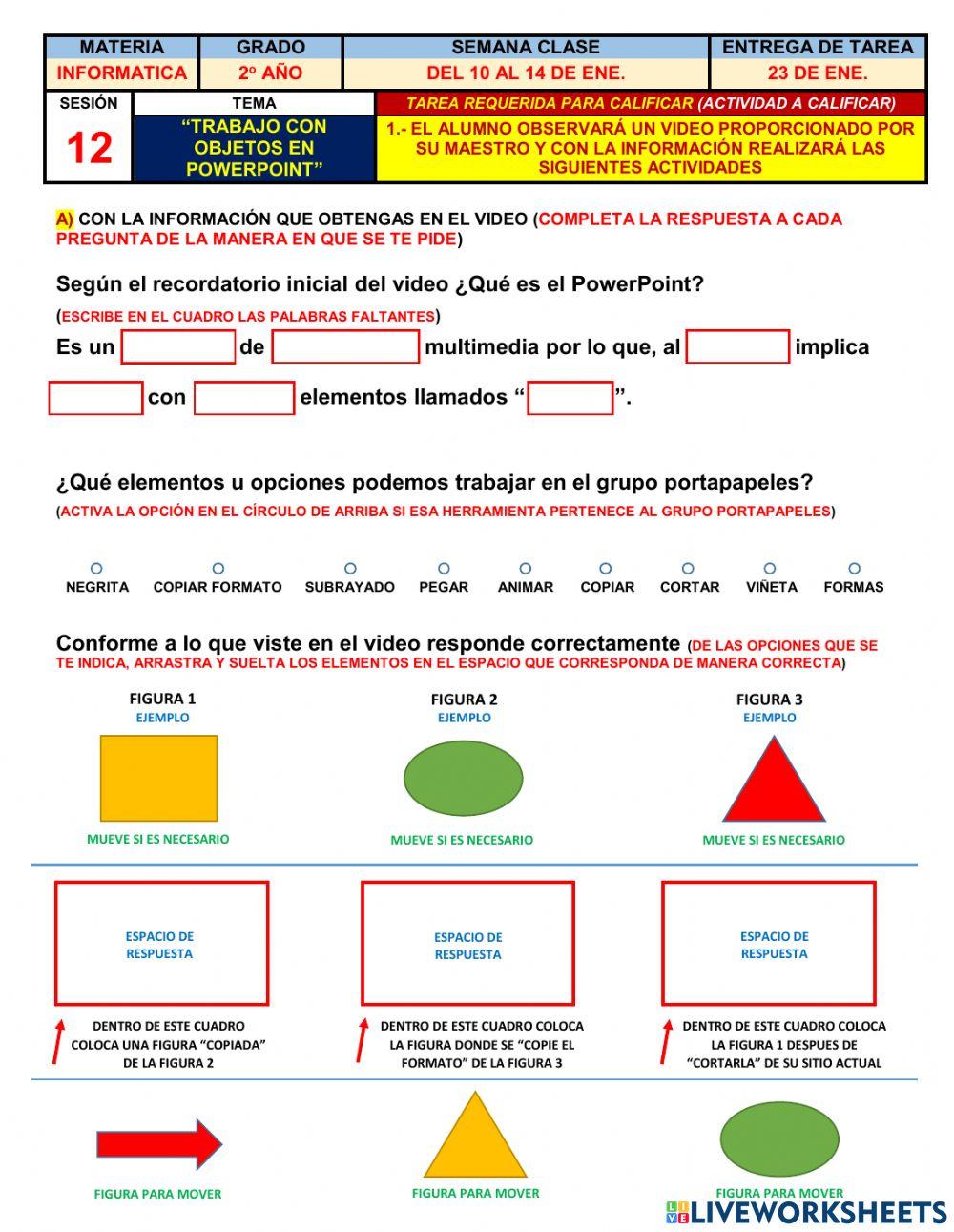 Objetos en PowerPoint Objetos en PowerPoint