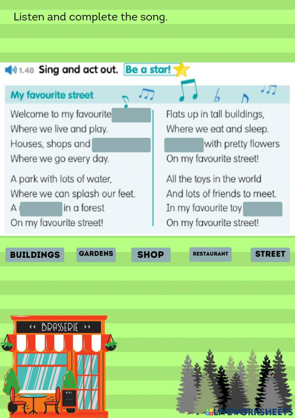 Academy Stars 2 Unit 4 The song